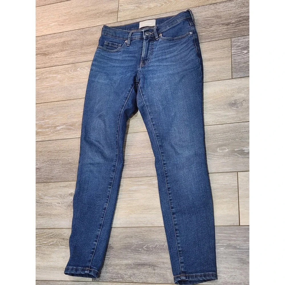 Everlane Skinny Ankle Length Medium Wash Jeans Size 25